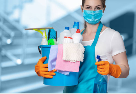 Deeply cleaned and sanitized living area