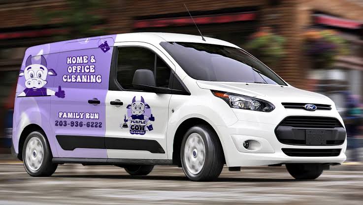 purple-cow-cleaners-truck-in-scarsdale ny-serving-Westchester County