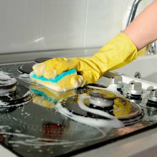 stovetop kitchen cleaning in Mount Kisco NY home